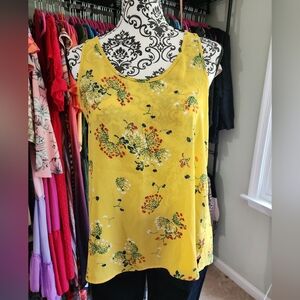 Soft flowing floral tank